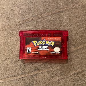 Pokemon Ruby Version Nintendo GameBoy Advance GBA