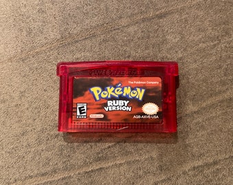 Pokémon Rubí Versión Nintendo GameBoy Advance GBA