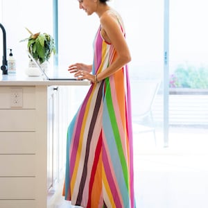 bubble dress long sleeve Elegant Pearl-Accented Bubble Sleeve Dress with Spliced Waist(MA297) Pink / XS main image 0