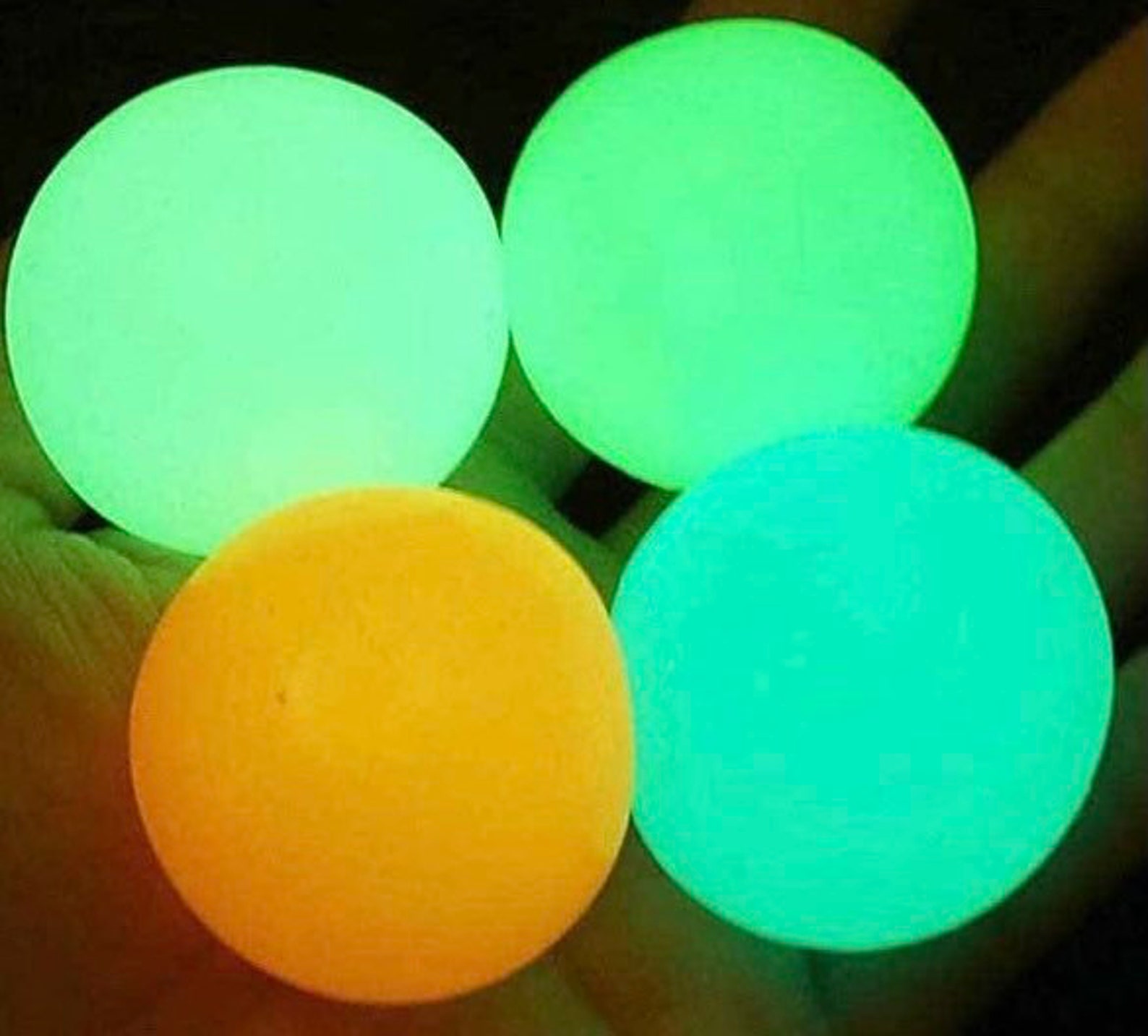 glow balls sticky