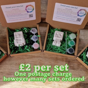 2pound each! magnetPaint Your Own Pixel Block Party Bag. Personalised Party Bags, Party Pack, kids craft kit, party gift, party bag filler image 1