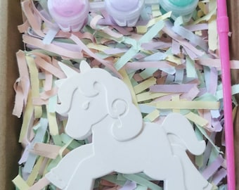 Paint Your Own Unicorn Magnet Craft kit.
