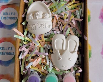 Paint Your Own Easter Magnets. Paint your own kit, Easter craft kit, Easter gift idea, Easter decoration