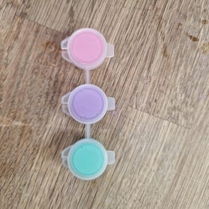 Filled Paint pots 3ml 3 pots pastel