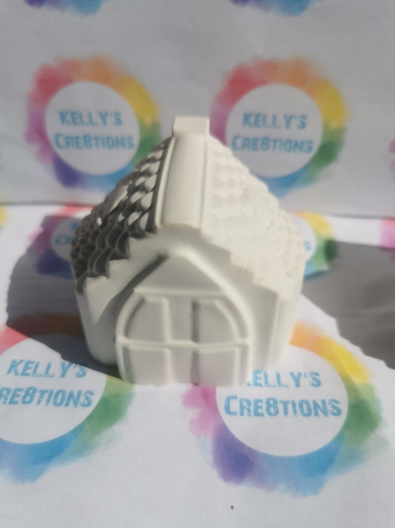 Paint Your Own Christmas Village. Paint your own kit, kids craft kit, children's gift idea, Birthday gift, Christmas Eve Box. image 2