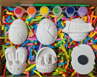 Paint Your Own Easter magnet Craft Kit. Paint your own kit, Easter craft kit, Easter gift idea, Easter decoration