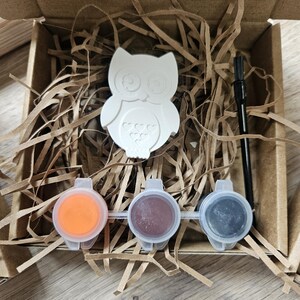 Paint Your Own Woodland Animal Magnet Kit, Personalized Party Favour image 7