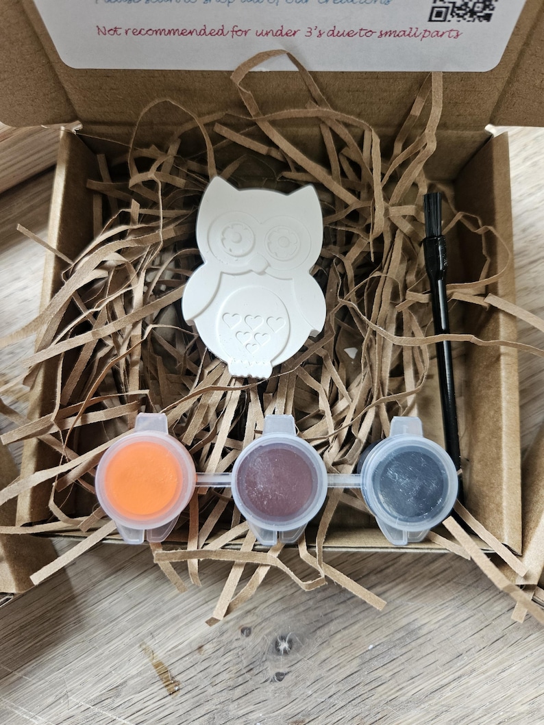 Paint Your Own Woodland Animal Magnet Kit, Personalized Party Favour image 7