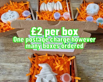 Paint Your Own Halloween craft , Children's craft kit, half term activity, Halloween Activity