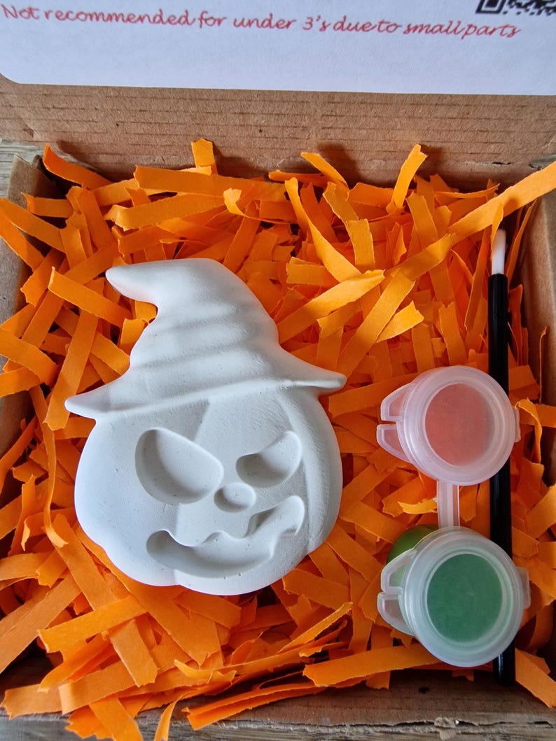 Paint Your Own Halloween Craft , Children's Craft Kit, Half Term