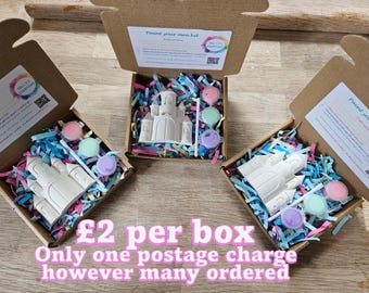 Paint Your Own castle Party Bag. Party Bags, Party Pack, kids craft kit, children's party gift, party bag filler