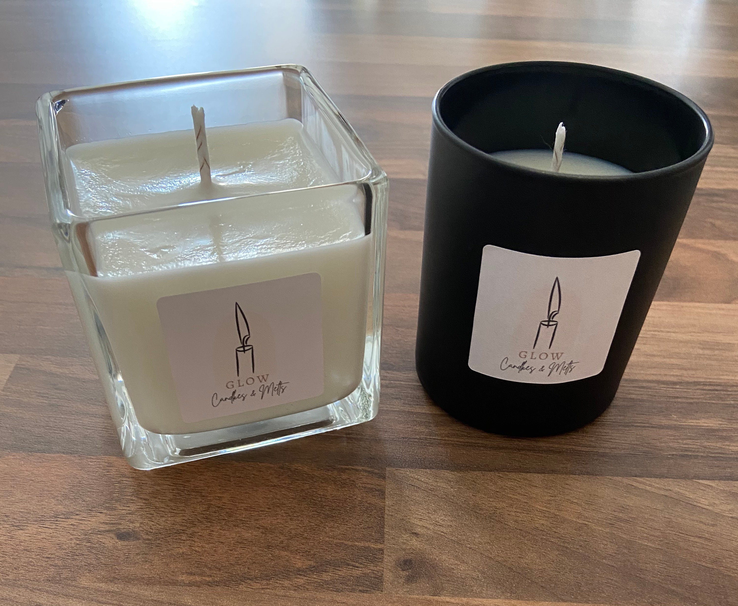 Glass jar container candle scented candles luxury Etsy