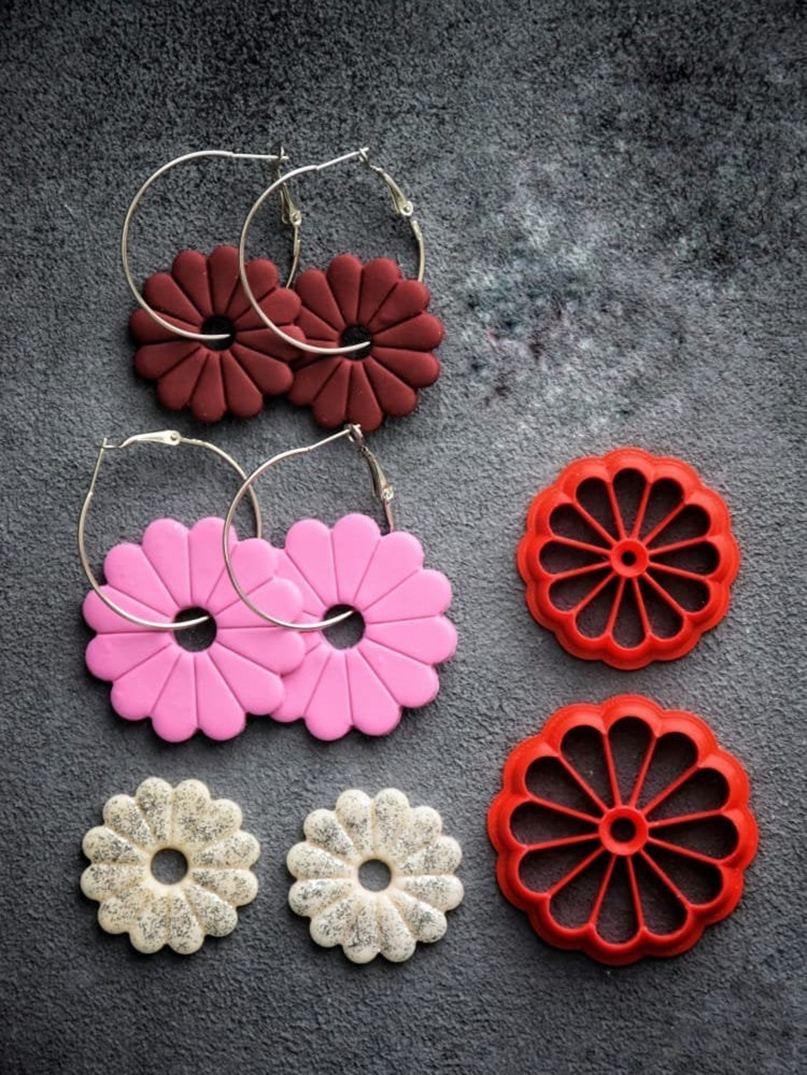 Daisy 3d cutter stl file flower cutter 3d printing stl 3d Etsy