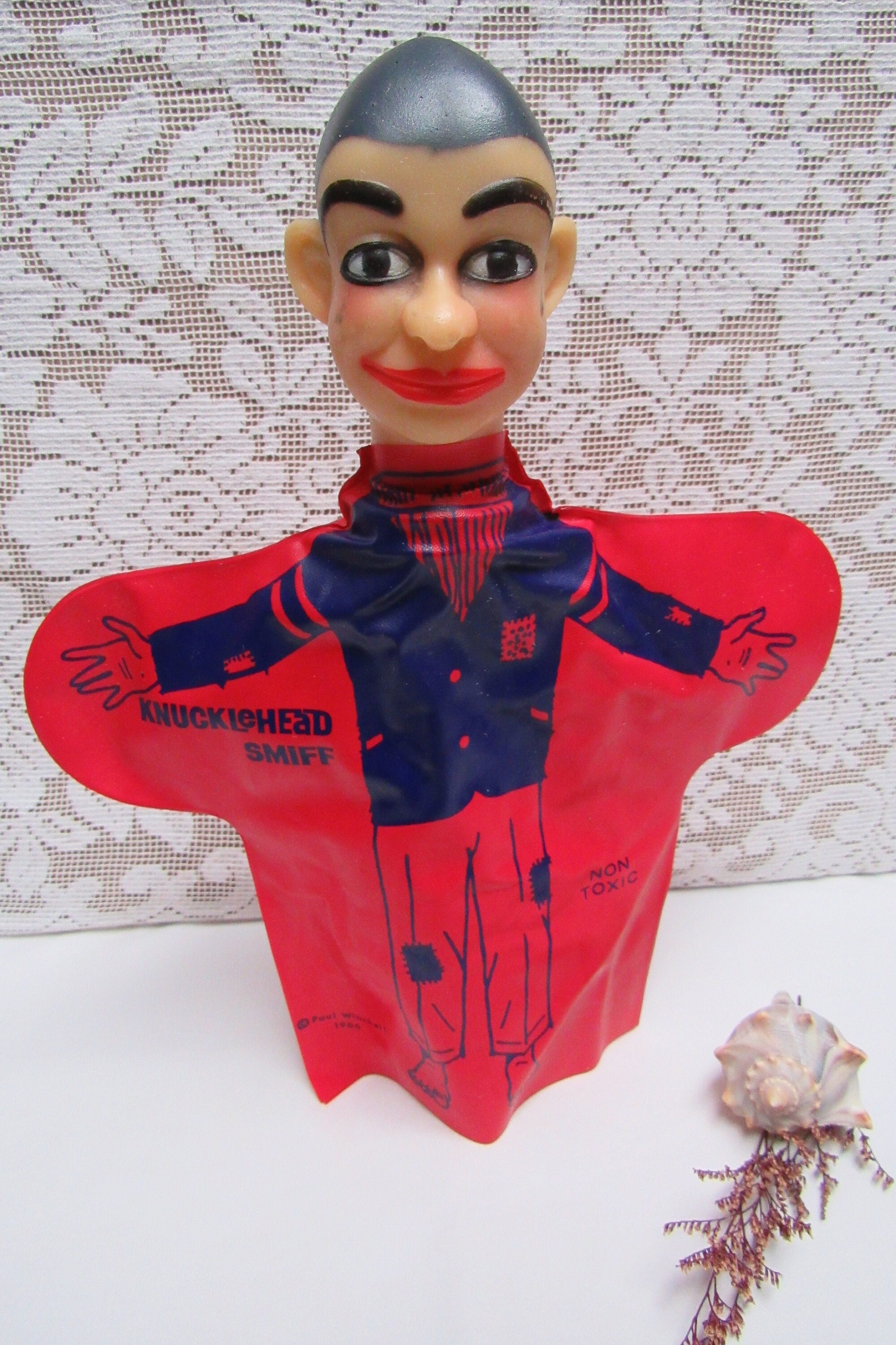 Unique Vintage Autographed PAUL WINCHELL Ventriloquist Hand PUPPET