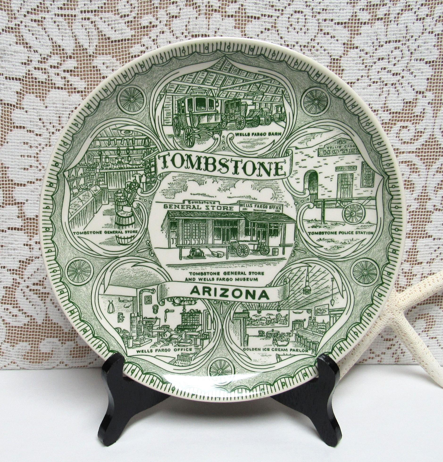 Wells Fargo ノベルティプレート 1982年製 Wells Fargo Plate - Etsy