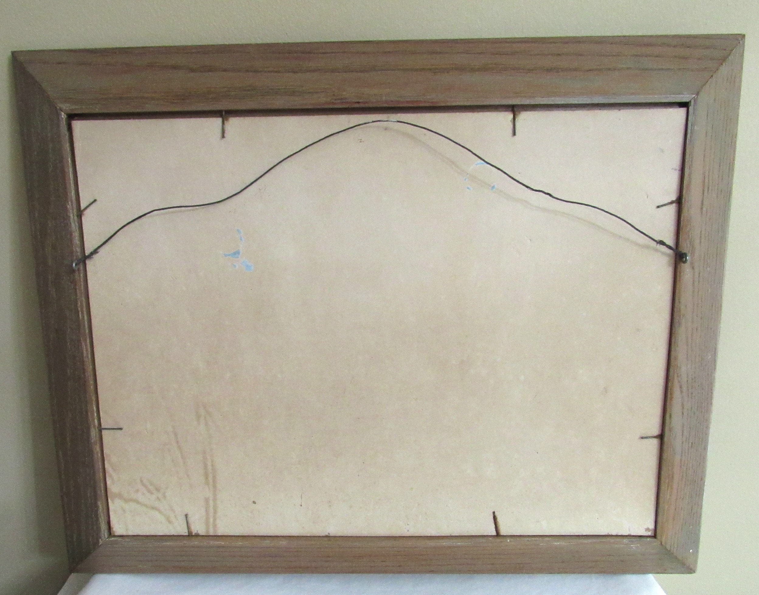 Vintage Framed PAINT BY NUMBERS Picture the Old Homestead Craft Master ...