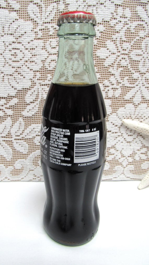 Vintage COCA COLA COKE Bottle Atlanta Olympic Games 1996 Souvenir