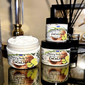 CocoLIME Luxury Body Butter | Organic Body Butter | Body Butter for Dry Skin | Lotion for Women | Bath and Body Gift for Women