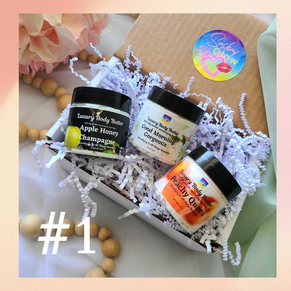 Body Butter Sample Set Etsy