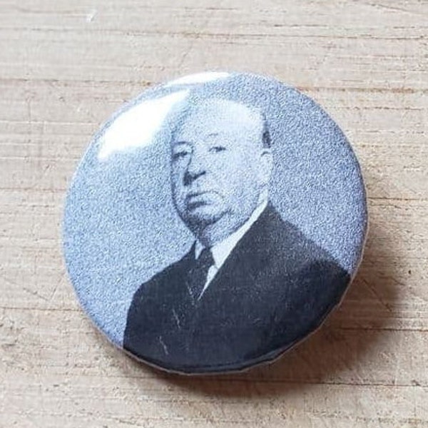 Alfred Hitchcock 1.25 inch Pin Button