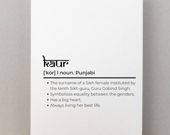 Punjabi Kaur Kunst zum Ausdrucken - Punjabi Kunst sofortiger Download - Punjabi Kaur digitaler Kunst-Download - Punjabi Home Decor - Sikh Home Decor