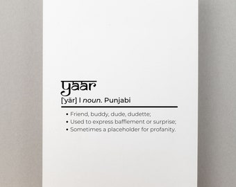 Punjabi Yaar Kunst zum Ausdrucken – Punjabi Kunst sofortiger Download – Punjabi Yaar digitaler Kunst-Download – Punjabi Home Decor – Sikh Home Decor