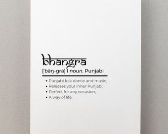Punjabi Bhangra Kunst zum ausdrucken - Punjabi Art Instant Download - Punjabi Bhangra digitale Kunst Download - Punjabi Wohnkultur - Sikh Wohnkultur