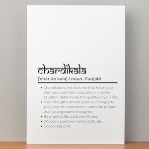 Punjabi Chardikala art printable - Punjabi art instant download - Punjabi Chardikala digital art - Punjabi Home Decor - Sikh Home Decor