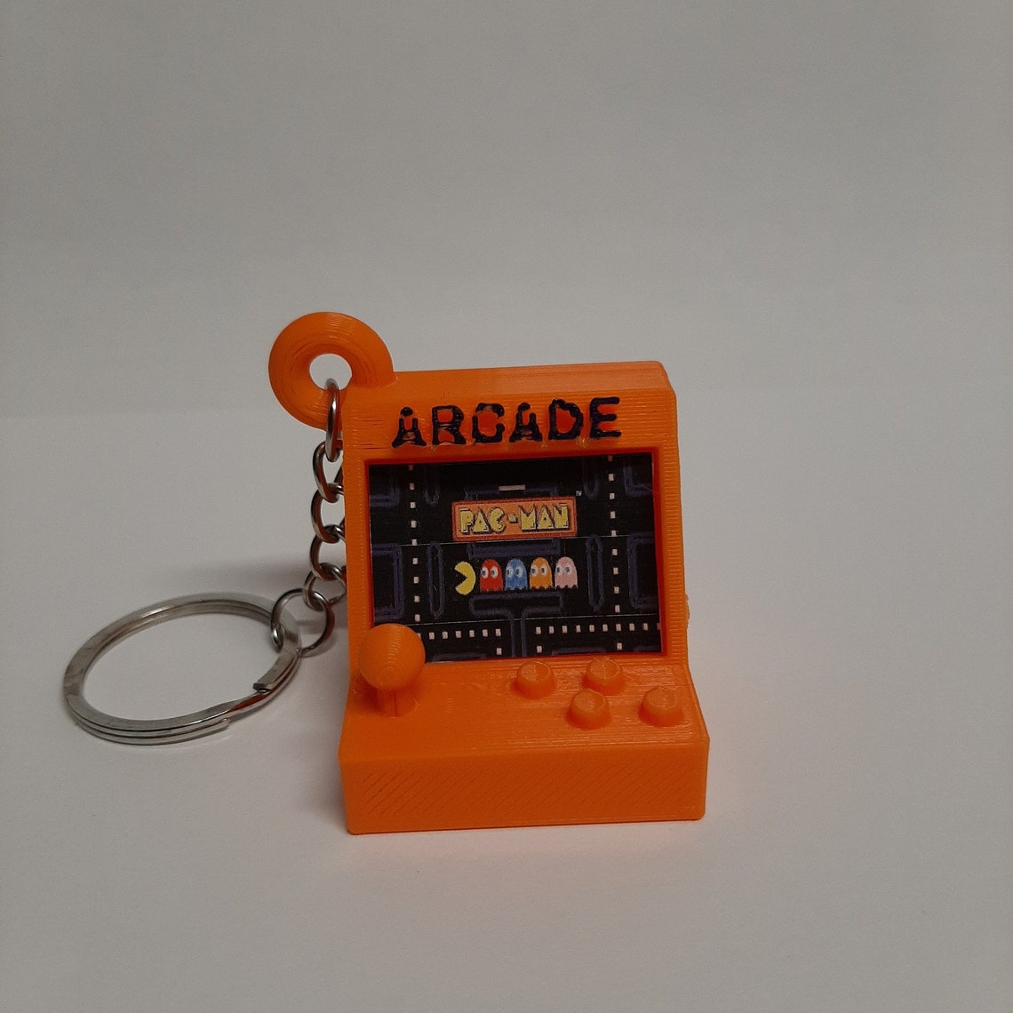 Keychain Arcade Machine 80's/arcade/keychain/miniature Etsy
