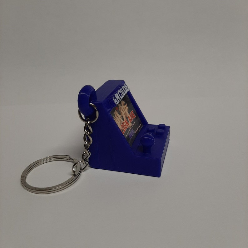Keychain Arcade Machine 80's/arcade/keychain/miniature Etsy