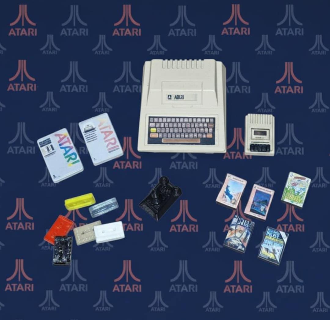 ATARI 400 - TAPE ATARI 410 - Cassette - Games Box - Manuals - Joystick ...