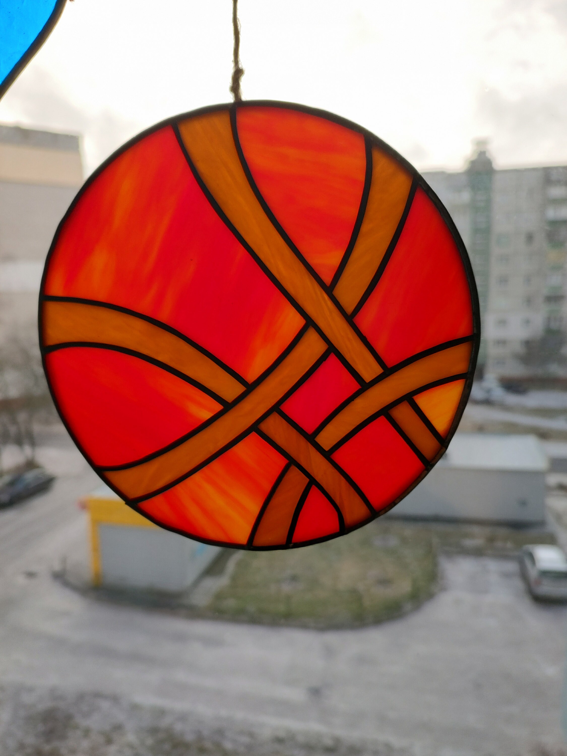 Sigil Sanctum. Stain Glass Panel. Suncatcher. Vitral Art as a Gift for