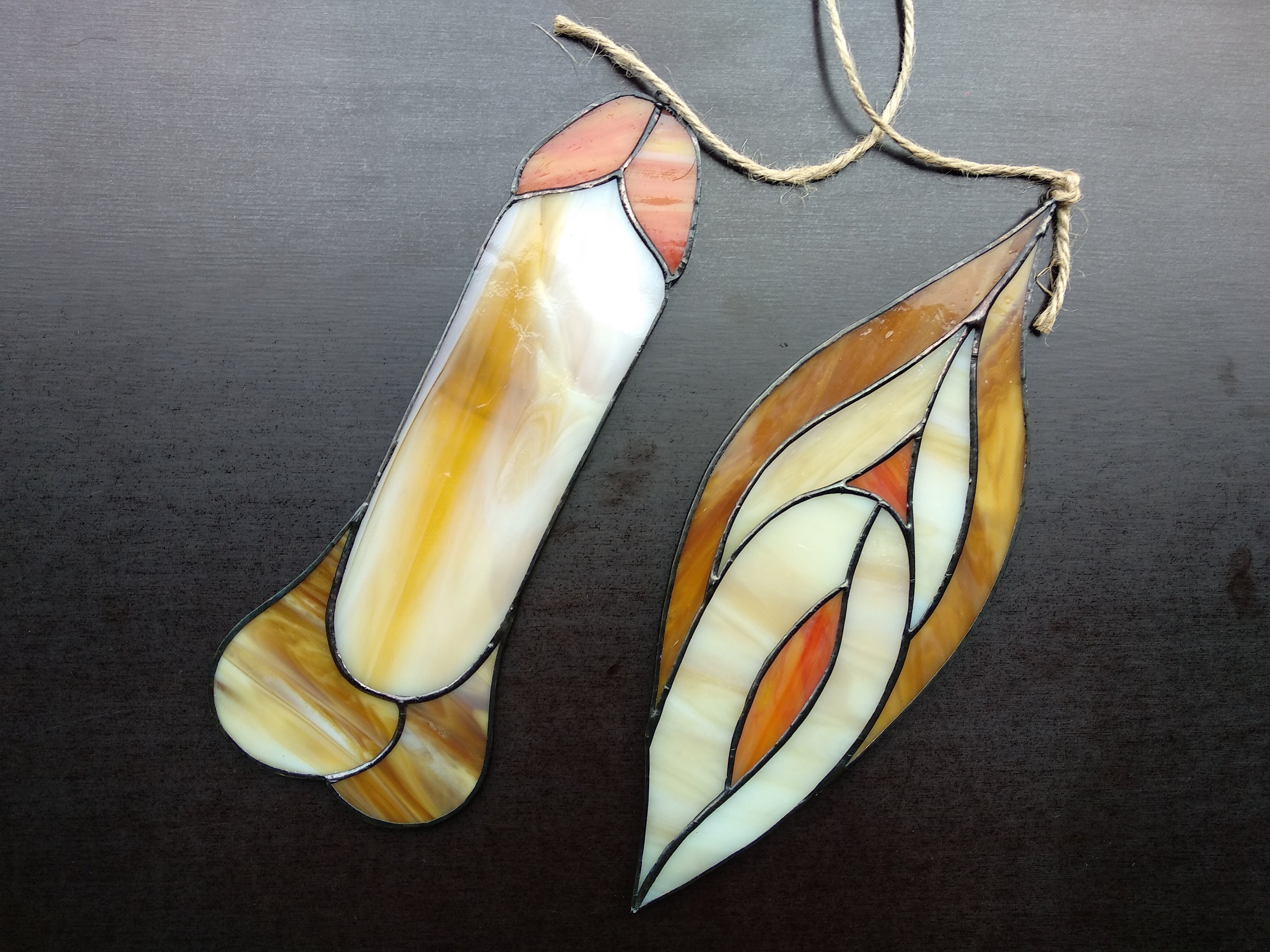 Erect Penis, Dick. Vagina, Vulva, Pussy. A Set of Two XXX Items to ...