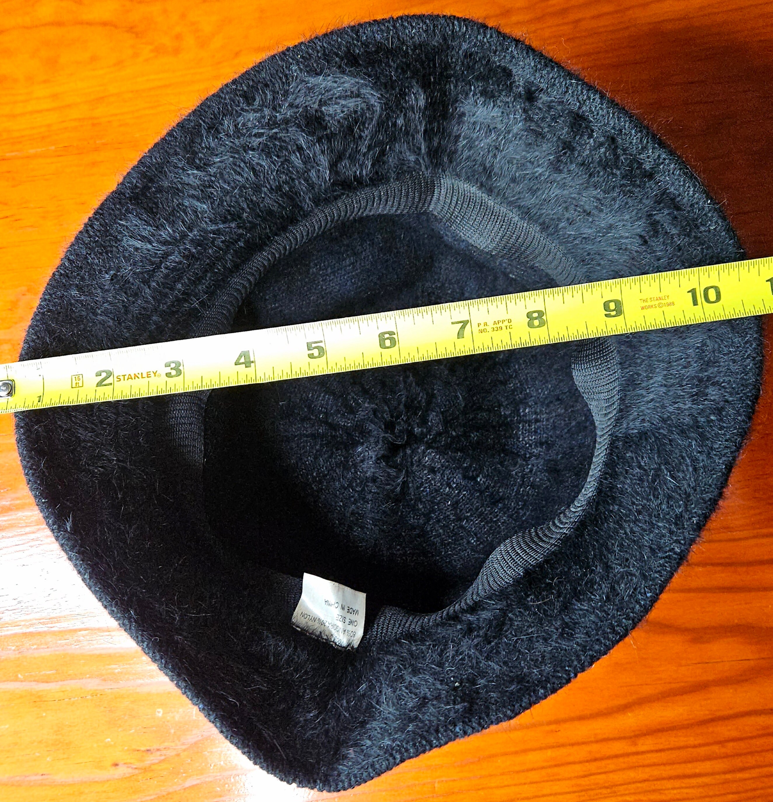ハット [ETERNALYOU] Angora Fur Bucket Hat ( Plume ) Vintage 90s David & Young DY-Bell-2 BlackBucket Hat Angora