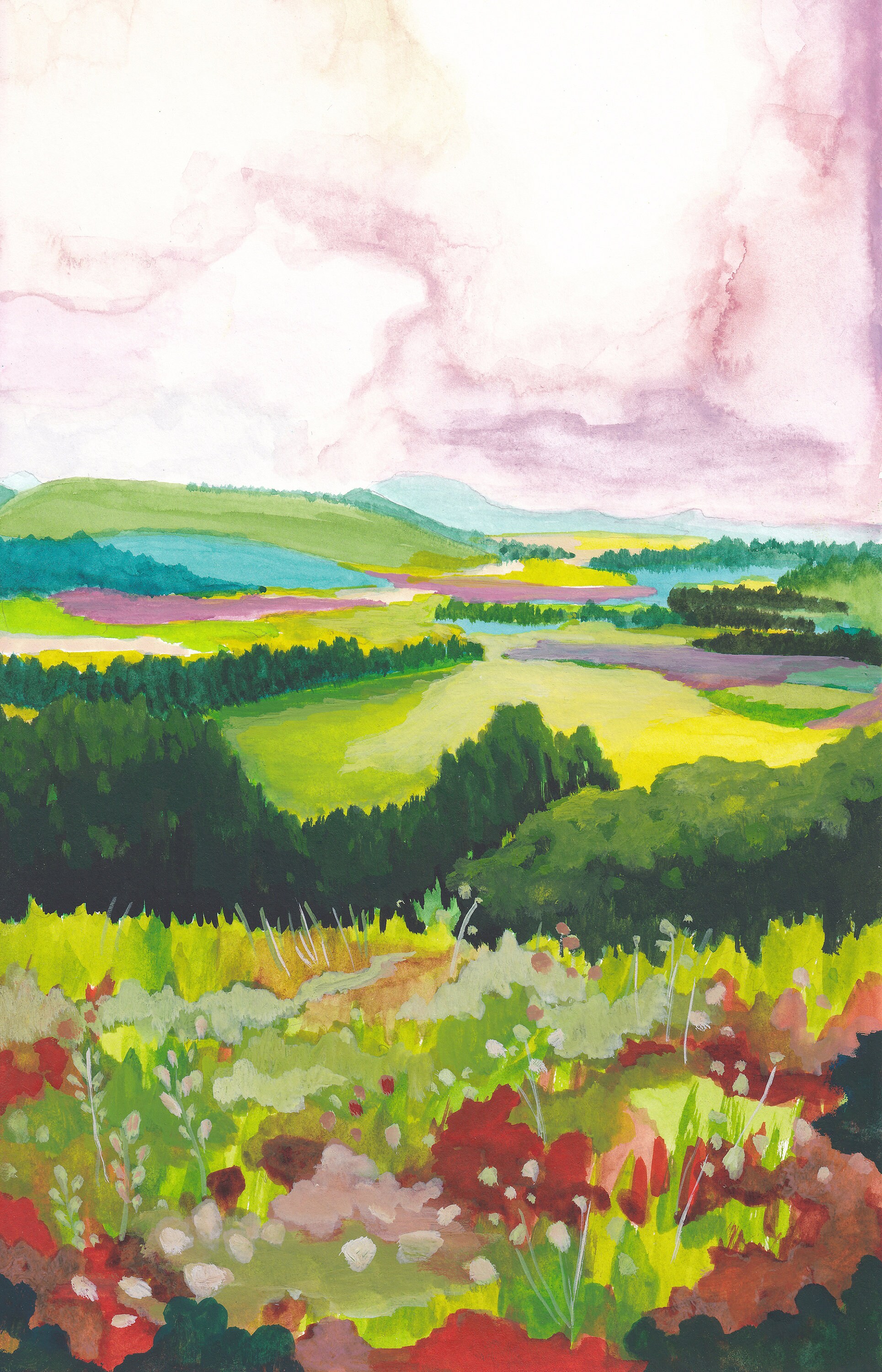Printable Landscape Painting For Home Decor Digital Download Etsy 