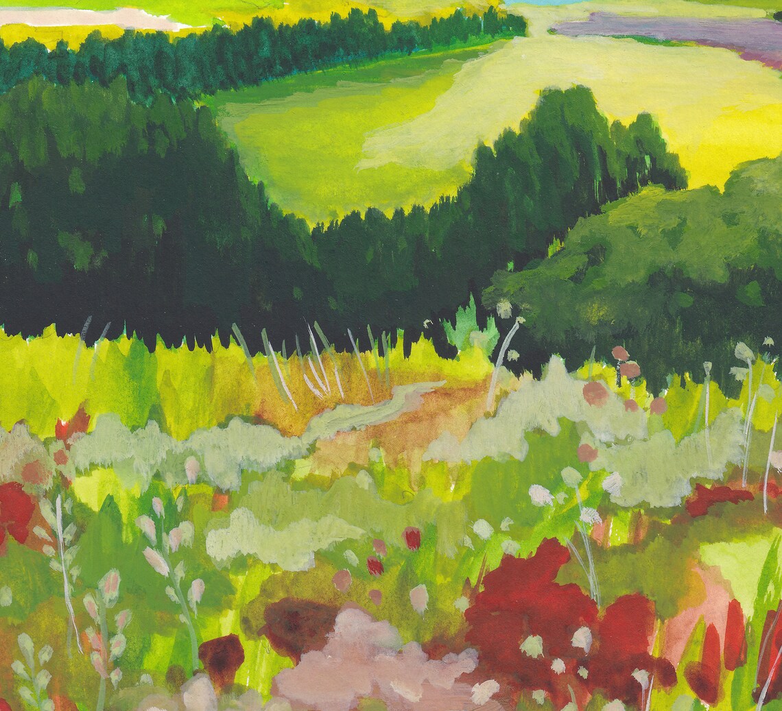 Printable Landscape Painting For Home Decor Digital Download Etsy 