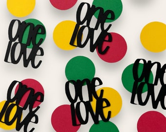 One Love Reggae Party Confetti