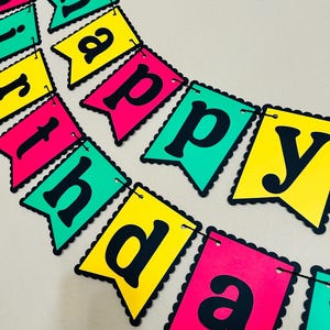 Reggae Happy Birthday Banner | One Love Party Decorations | One and Loved