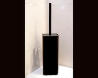 Black toilet brush