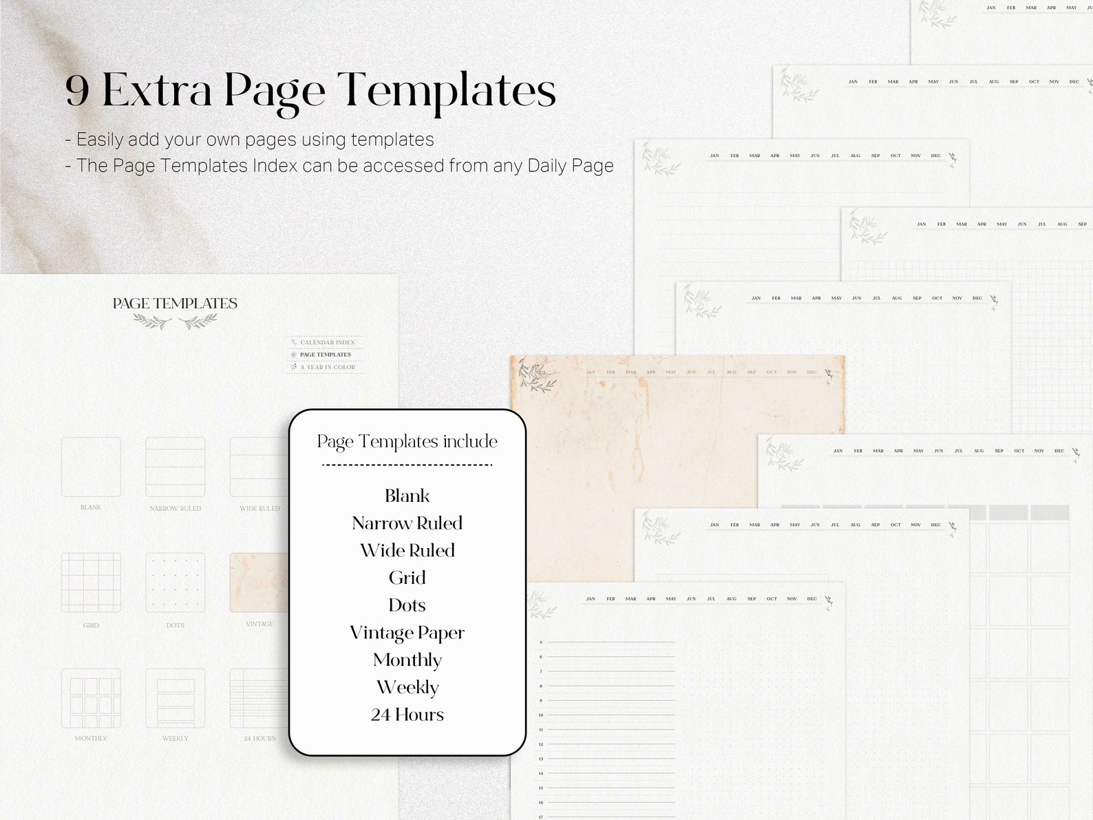 Digital daily journal aesthetic digital journal goodnotes journal