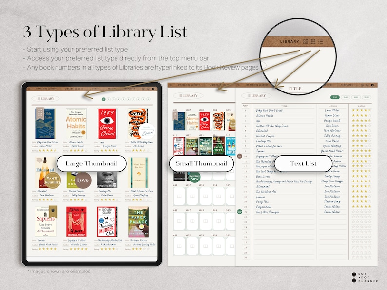 Digital Reading Journal Reading Planner Goodnotes Reading - Etsy
