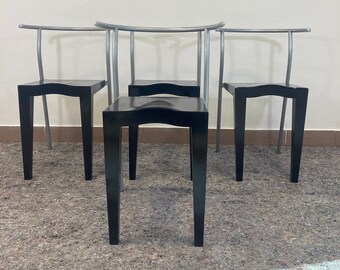 1 of 3 Italian Kartell Dining Chair / Philippe Starck for KARTELL / Made in Italy 80s / Designer Chair 80s Postmodern/designer furniture