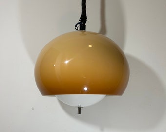 Iconic rare Meblo Guzzini Space Age Ceiling Light 'Burgos' / Vintage Pendant Light / Retro Lamp / Italian Design / Mid Century / 70s