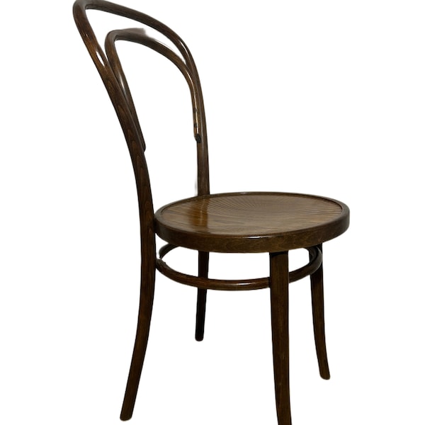 Vintage Dining Chair Wood , Thonet Style Chair, Mid Century Modern, Retro Wood Chair , Vintage bentwood chair by Jacob & Josef Kohn, Austria