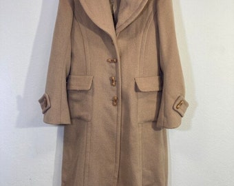 manteau vintage sinequanone avec manteau long à capuche en laine mélangée