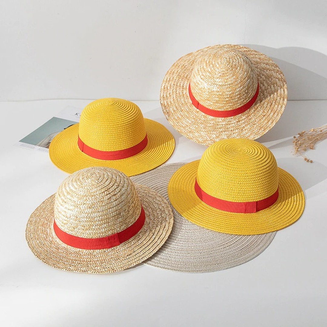 Anime Hat Straw Hat/one Piece Anime Cosplay Accessories Hat Summer Sun ...