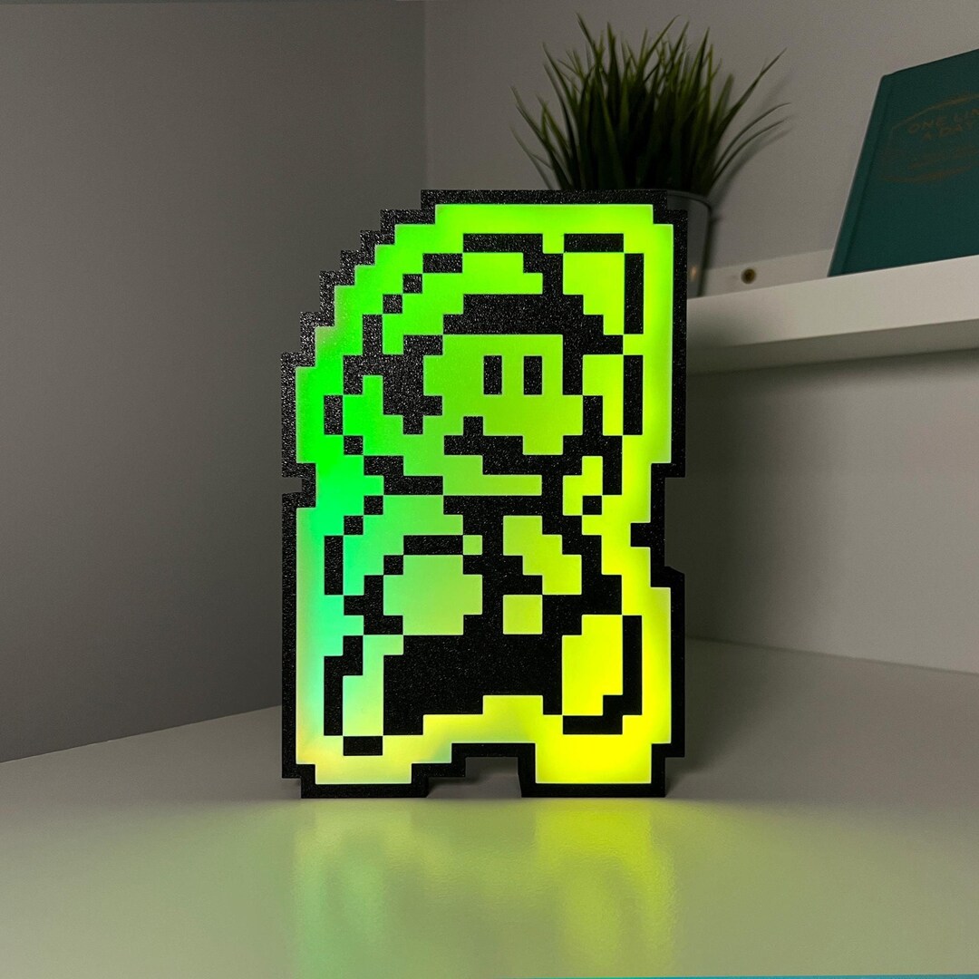 Super Mario RGB Leds L Desk Light L Lightbox L 3D Printed L Perfect ...