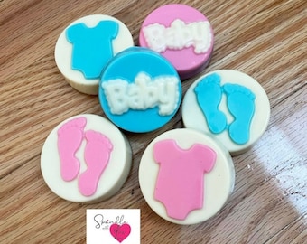 1 doz= Baby Gender Reveal oreos treats (12 treats)