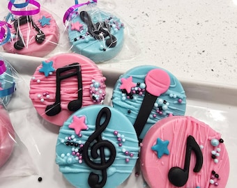 1 doz - Music theme oreos or Rice krispie treats treats (12 treats)