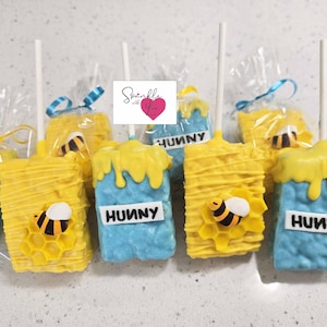 1 doz = Honey and Bee theme Rice krispie treats or oreos (12 treats)
